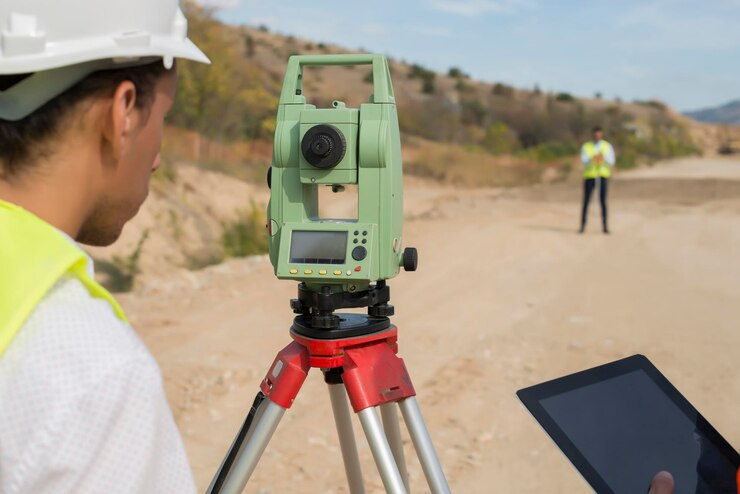 Land surveying technology